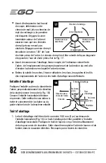 Предварительный просмотр 82 страницы EGO Power+ CS1800 Operator'S Manual