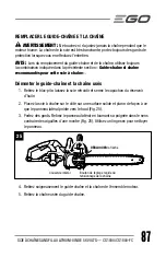 Предварительный просмотр 87 страницы EGO Power+ CS1800 Operator'S Manual