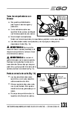 Preview for 131 page of EGO Power+ CS1800 Operator'S Manual