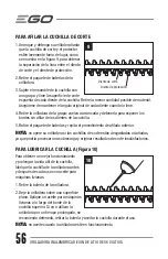 Предварительный просмотр 56 страницы EGO Power+ HT2400 Operating Manual