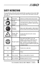 Preview for 5 page of EGO Power+ HTX6500 Operator'S Manual