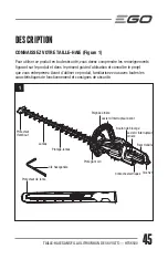 Предварительный просмотр 45 страницы EGO Power+ HTX6500 Operator'S Manual