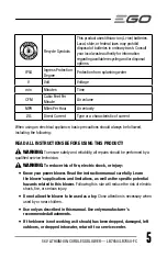 Preview for 5 page of EGO Power+ LB7650 Operator'S Manual