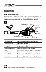 Preview for 12 page of EGO Power+ LB7650 Operator'S Manual