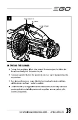 Предварительный просмотр 19 страницы EGO Power+ LB7650 Operator'S Manual