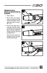 Preview for 65 page of EGO Power+ LB7650 Operator'S Manual
