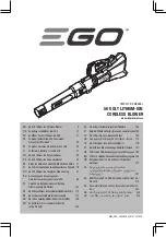 EGO POWER + LBX6000 Operator'S Manual предпросмотр