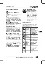 Preview for 121 page of EGO POWER + LBX6000 Operator'S Manual