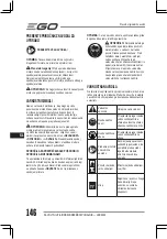 Preview for 146 page of EGO POWER + LBX6000 Operator'S Manual