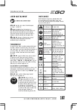 Preview for 187 page of EGO POWER + LBX6000 Operator'S Manual