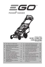 EGO Power+ LM1700E Operator'S Manual предпросмотр