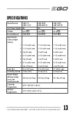 Предварительный просмотр 13 страницы EGO POWER+ LM2110 Operator'S Manual
