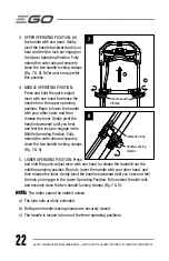 Preview for 22 page of EGO POWER+ LM2110 Operator'S Manual