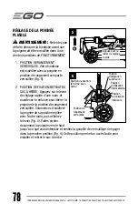Предварительный просмотр 78 страницы EGO POWER+ LM2110 Operator'S Manual