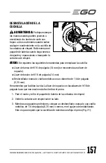 Предварительный просмотр 157 страницы EGO POWER+ LM2110 Operator'S Manual