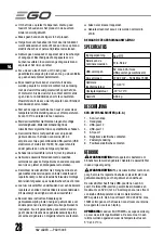 Preview for 28 page of EGO POWER NEXUS ESCAPE PAD1500E-D Operator'S Manual