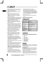 Предварительный просмотр 8 страницы EGO Power+ Nexus Escape PAD1500E Operator'S Manual