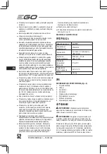 Предварительный просмотр 52 страницы EGO Power+ Nexus Escape PAD1500E Operator'S Manual