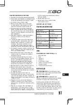 Предварительный просмотр 97 страницы EGO Power+ Nexus Escape PAD1500E Operator'S Manual