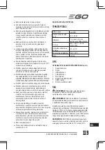 Предварительный просмотр 119 страницы EGO Power+ Nexus Escape PAD1500E Operator'S Manual