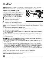 Preview for 48 page of EGO POWER Plus ZT5200L Operator'S Manual