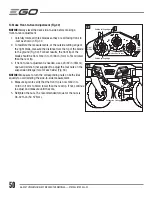 Предварительный просмотр 50 страницы EGO POWER Plus ZT5200L Operator'S Manual