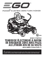 Предварительный просмотр 75 страницы EGO POWER Plus ZT5200L Operator'S Manual