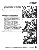 Предварительный просмотр 101 страницы EGO POWER Plus ZT5200L Operator'S Manual