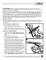 Preview for 131 page of EGO POWER Plus ZT5200L Operator'S Manual