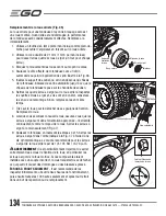 Preview for 134 page of EGO POWER Plus ZT5200L Operator'S Manual