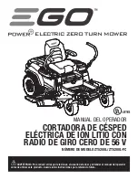 Предварительный просмотр 155 страницы EGO POWER Plus ZT5200L Operator'S Manual