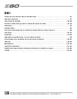 Предварительный просмотр 156 страницы EGO POWER Plus ZT5200L Operator'S Manual