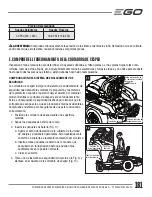 Preview for 181 page of EGO POWER Plus ZT5200L Operator'S Manual