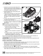 Preview for 182 page of EGO POWER Plus ZT5200L Operator'S Manual