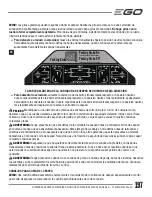Preview for 197 page of EGO POWER Plus ZT5200L Operator'S Manual