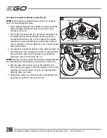 Предварительный просмотр 206 страницы EGO POWER Plus ZT5200L Operator'S Manual