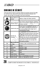 Preview for 29 page of EGO POWER PPX1000 Operator'S Manual