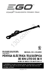 Предварительный просмотр 52 страницы EGO POWER PPX1000 Operator'S Manual