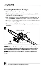 Preview for 24 page of EGO POWER+ PSX2500 Operator'S Manual