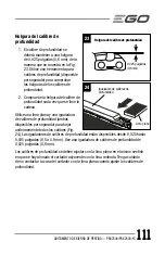 Preview for 111 page of EGO POWER+ PSX2500 Operator'S Manual