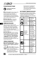 Предварительный просмотр 86 страницы EGO POWER+ PTX5100 Operator'S Manual