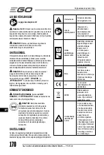 Предварительный просмотр 170 страницы EGO POWER+ PTX5100 Operator'S Manual