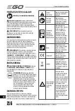 Предварительный просмотр 216 страницы EGO POWER+ PTX5100 Operator'S Manual