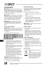 Preview for 124 page of EGO Power+ RTX2300 Operator'S Manual