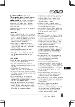 Предварительный просмотр 71 страницы EGO POWER + SNT2400E Manual
