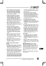 Предварительный просмотр 83 страницы EGO POWER + SNT2400E Manual