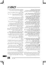 Preview for 106 page of EGO POWER + SNT2400E Manual