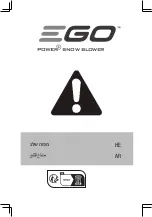 Предварительный просмотр 108 страницы EGO POWER + SNT2400E Manual