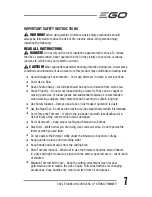 Предварительный просмотр 7 страницы EGO POWER+ ST1200 Operating Manual