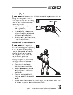 Preview for 17 page of EGO POWER+ ST1200 Operating Manual